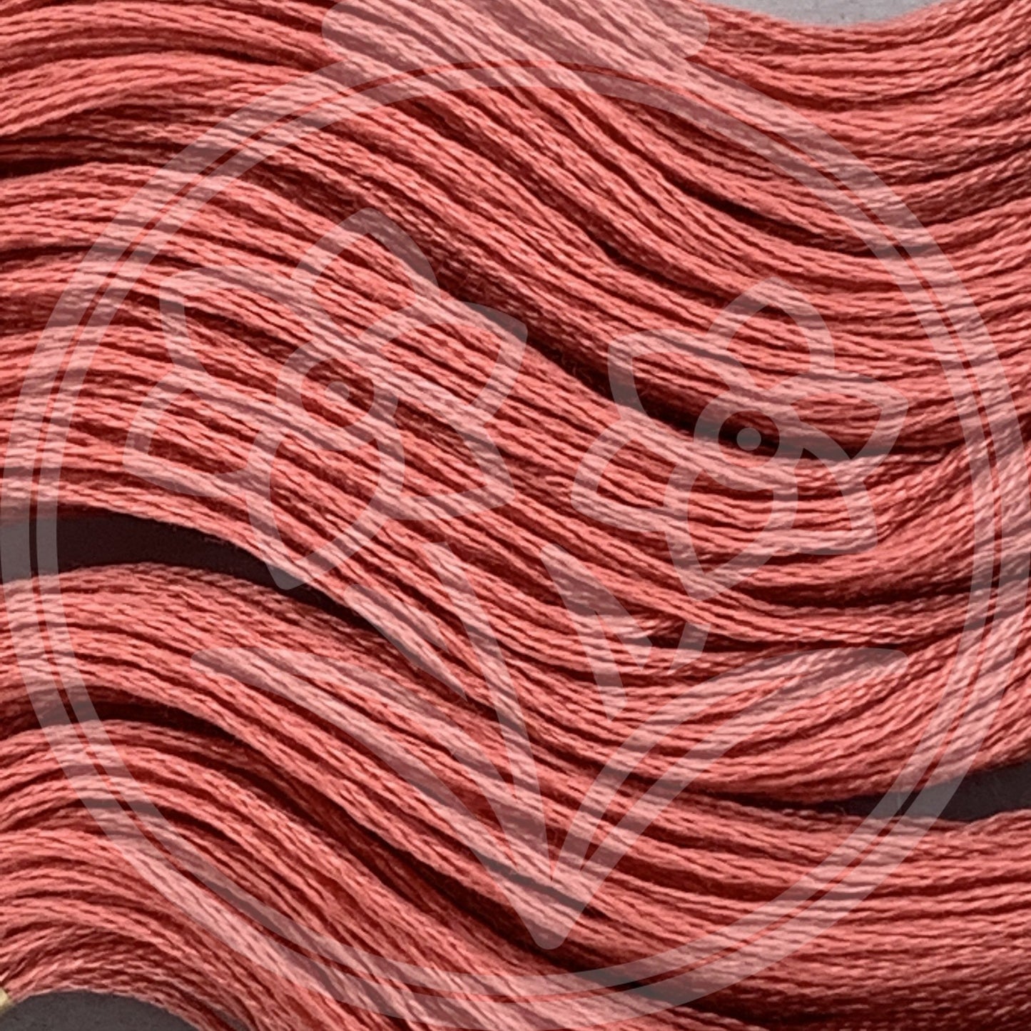 Closeup of multiple skeins, with a logo watermark