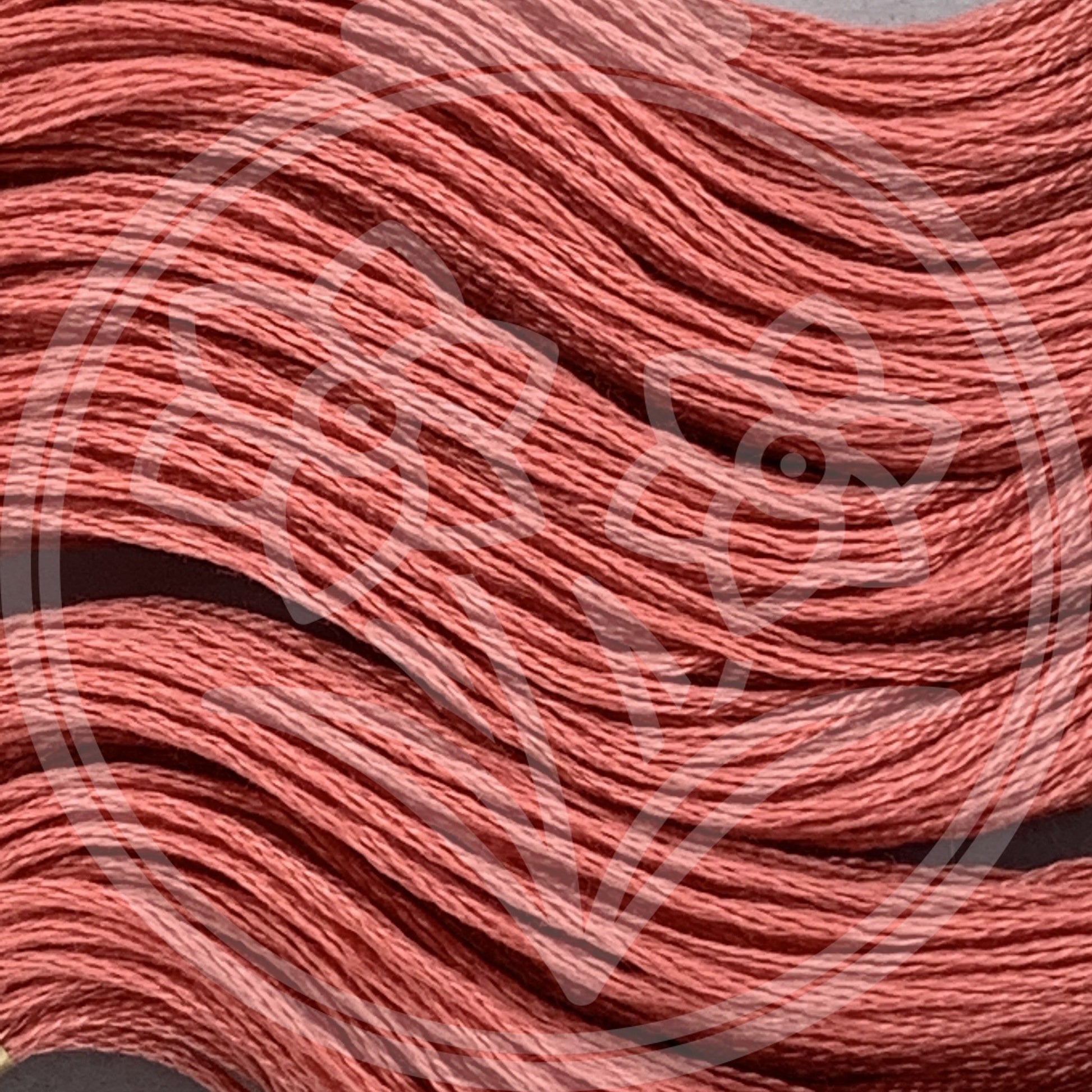 Closeup of multiple skeins, with a logo watermark