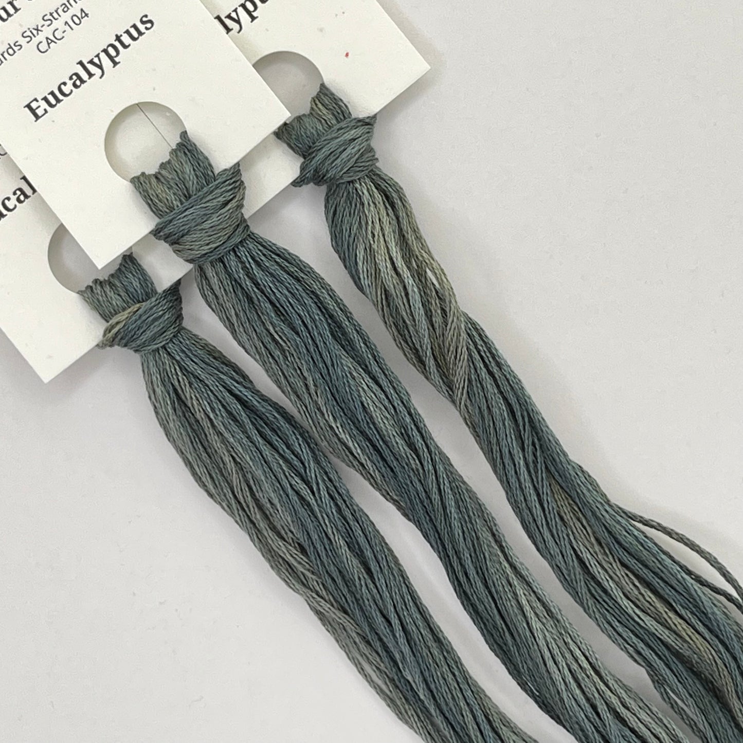 Colour and Cotton Hand Dyed Thread - Eucalyptus