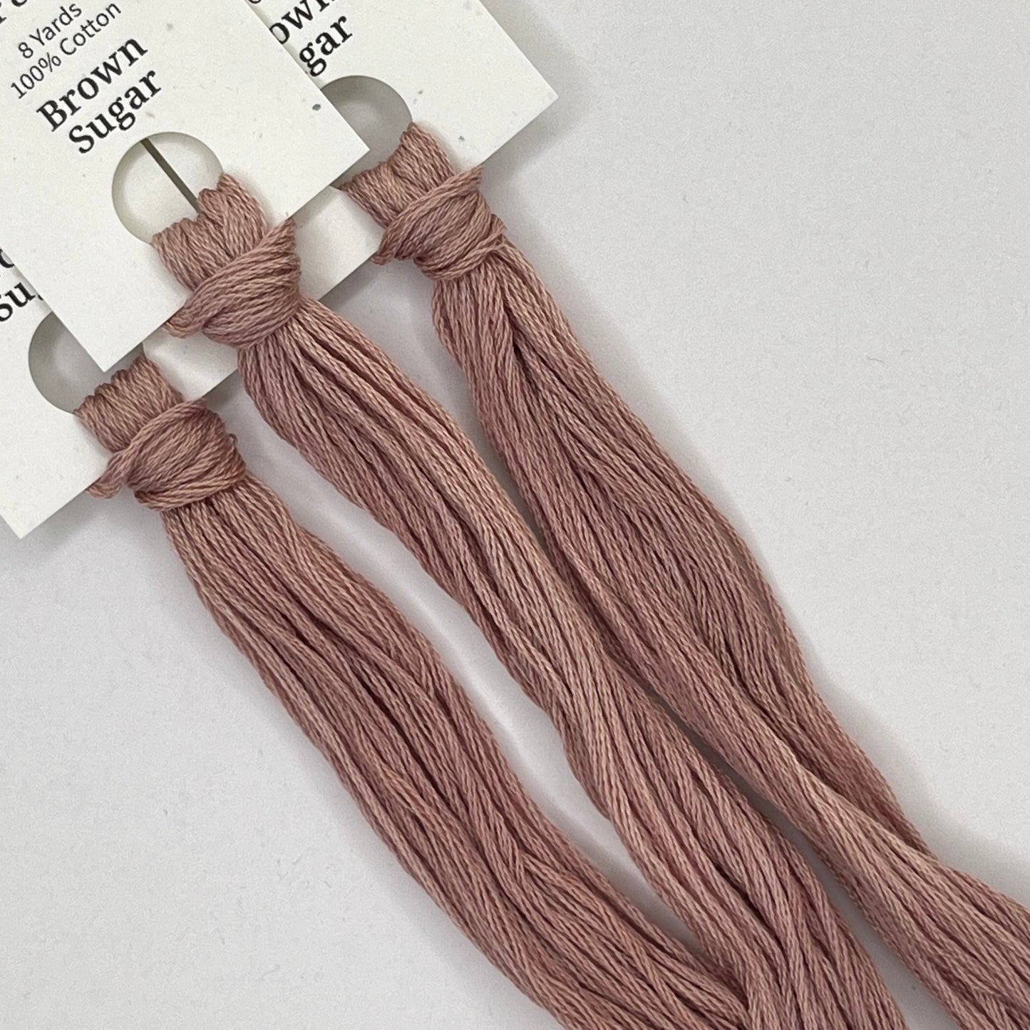 Colour and Cotton Hand Dyed Thread - Brown Sugar