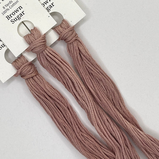 Colour and Cotton Hand Dyed Thread - Brown Sugar