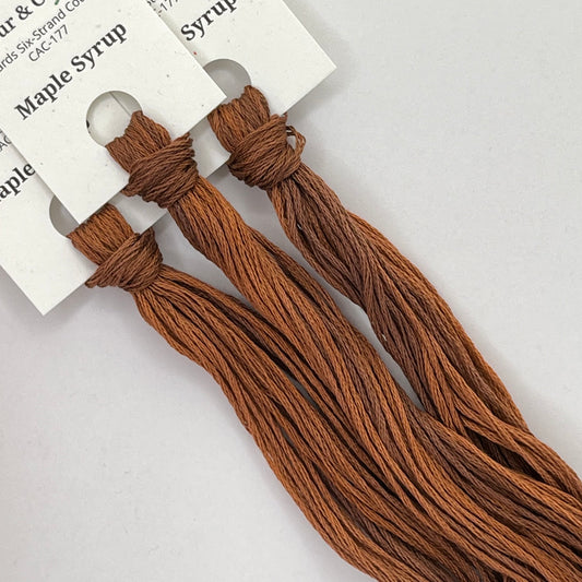 Colour and Cotton Hand Dyed Thread - Maple Syrup